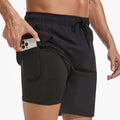3-in-1 Quick-Dry Swim Trunks with Compression Liner